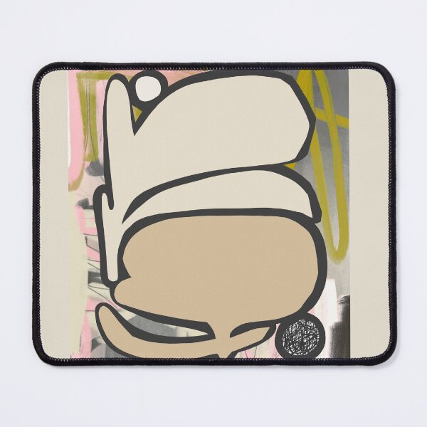 Item preview, Arty Abstract Flower - Modern Boho Art in Green and Pink designed and sold by BohomadicStudio.