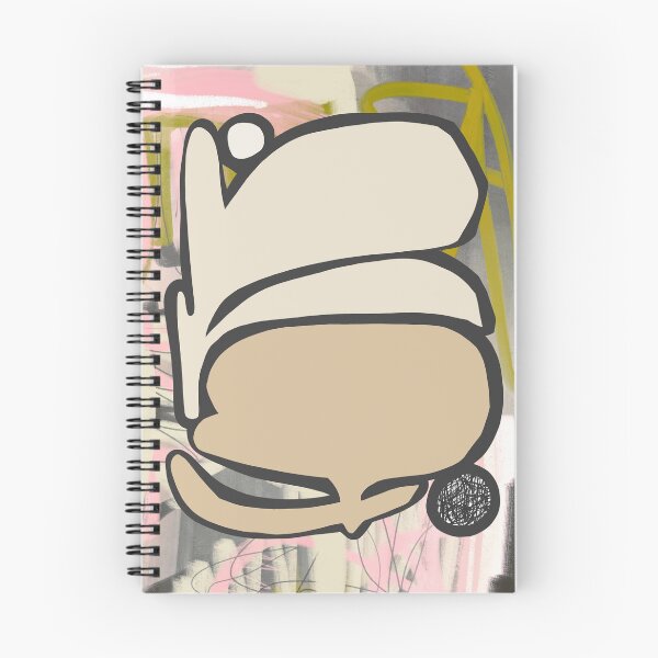 Item preview, Arty Abstract Flower - Modern Boho Art in Green and Pink designed and sold by BohomadicStudio.