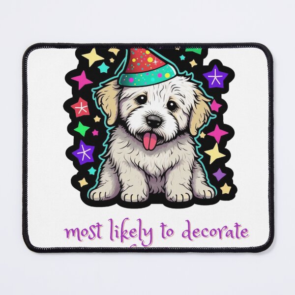 Item preview, most likely to decorate her dog designed and sold by printiesart.