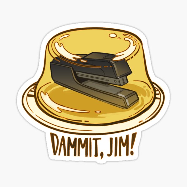 Stapler in Jello Mold” Vinyl Sticker - Official The Office Merchandis –  Papersalt