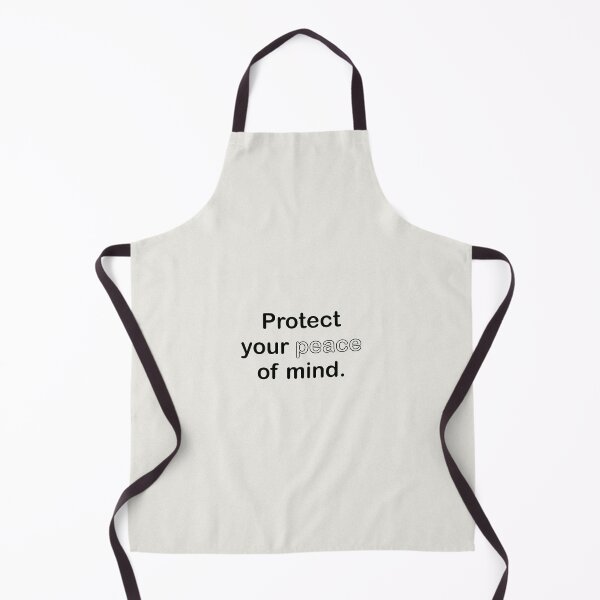 Item preview, Protect Your Peace Of Mind - Mindset Quote in Black and White designed and sold by BohomadicStudio.