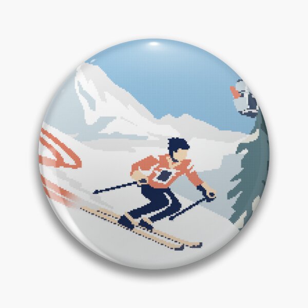 Item preview, Ski graphic knit jacquard retro designed and sold by Enhance  Imagination.