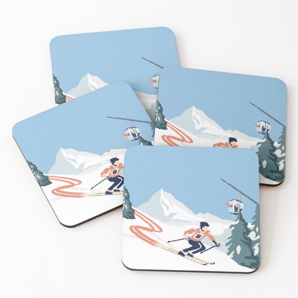 Item preview, Ski graphic knit jacquard retro designed and sold by Enhance  Imagination.