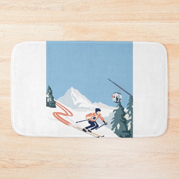 Item preview, Ski graphic knit jacquard retro designed and sold by Enhance  Imagination.