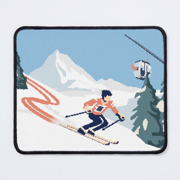 Item preview, Ski graphic knit jacquard retro designed and sold by Enhance  Imagination.