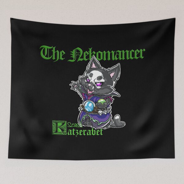 Item preview, The Nekomancer - Necromancer Cat designed and sold by TheMWorld.