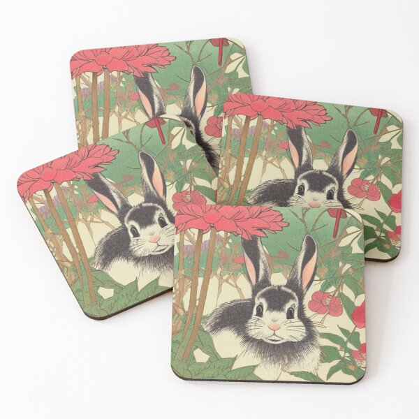 Item preview, Floral Wild Rabbit Cute Bunny Mom Giant Rabbit designed and sold by wigobun.