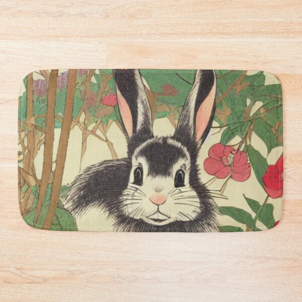 Item preview, Floral Wild Rabbit Cute Bunny Mom Giant Rabbit designed and sold by wigobun.