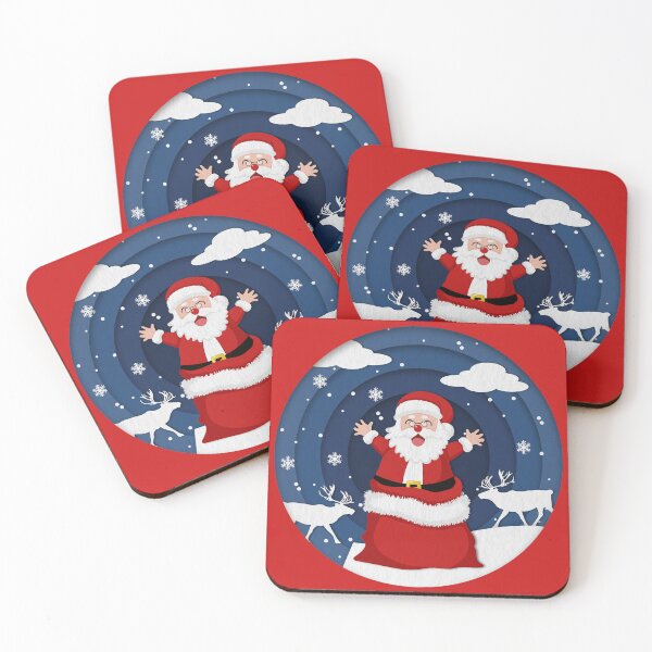 Item preview, Santa's happy designed and sold by narisanouvelle.