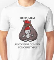 Freches Sankt Elf-T-Shirt Slim Fit T-Shirt