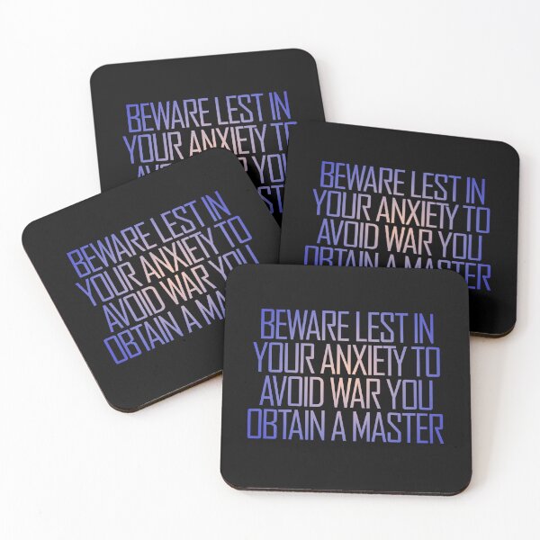 Item preview, Beware lest in your anxiety to avoid war you obtain a master. v.3 designed and sold by x1brett.