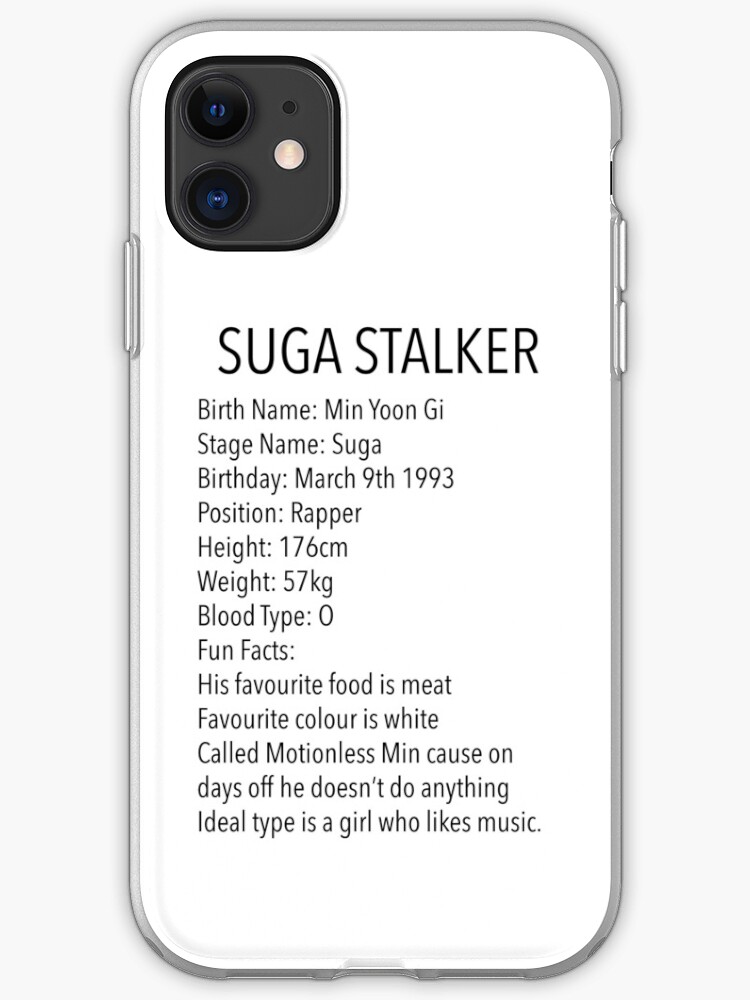 BTS Suga Quotes iphone 11 case BTS Suga Quotes iphone 11 case