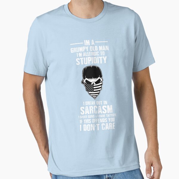 Item preview, I'm a Grumpy Old Man T shirt designed and sold by Mill8ion.