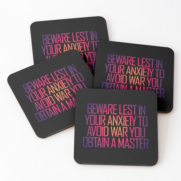 Item preview, Beware lest in your anxiety to avoid war you obtain a master. v.5 designed and sold by x1brett.