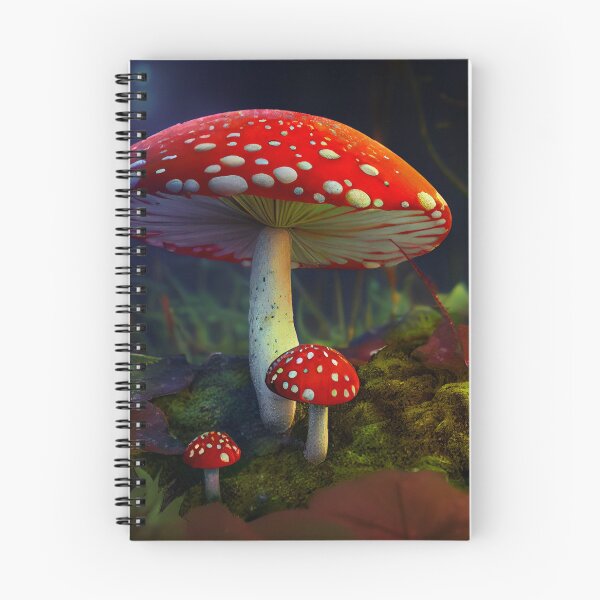 Item preview, Red toadstool in the forest. designed and sold by Maniock.