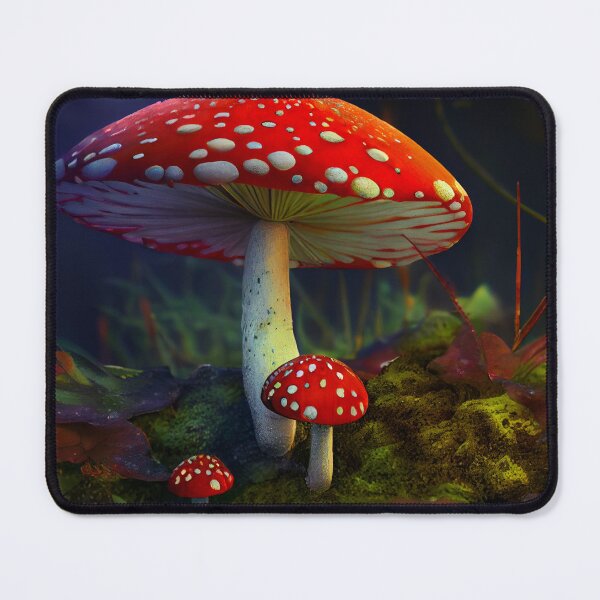 Item preview, Red toadstool in the forest. designed and sold by Maniock.