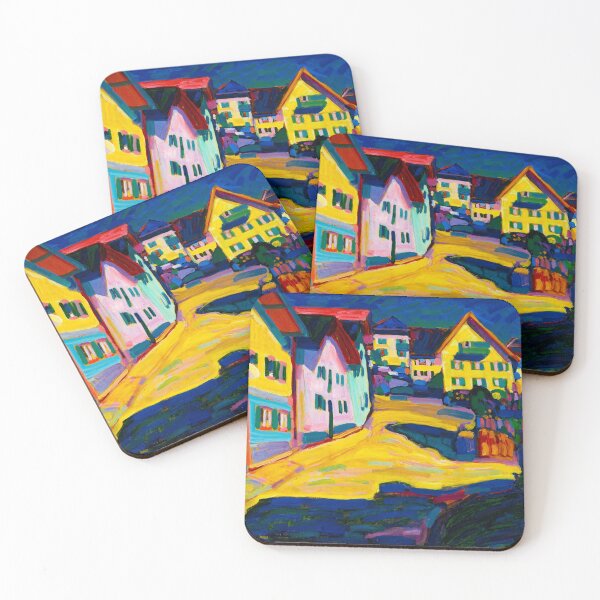 Item preview, Houses at Murnau by Kandinsky designed and sold by Go Logo Designs.