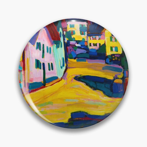 Aperçu de l'œuvre Houses at Murnau by Kandinsky créée et vendue par Go Logo Designs.