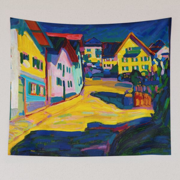 Item preview, Houses at Murnau by Kandinsky designed and sold by Go Logo Designs.