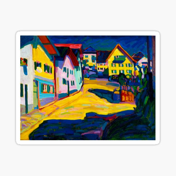 Item preview, Houses at Murnau by Kandinsky designed and sold by gologodesigns.