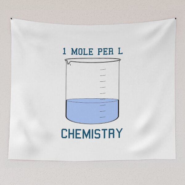 Item preview, Chemistry 1 Mole per Litre for Mole or Avogadro's Day designed and sold by star-boutique.