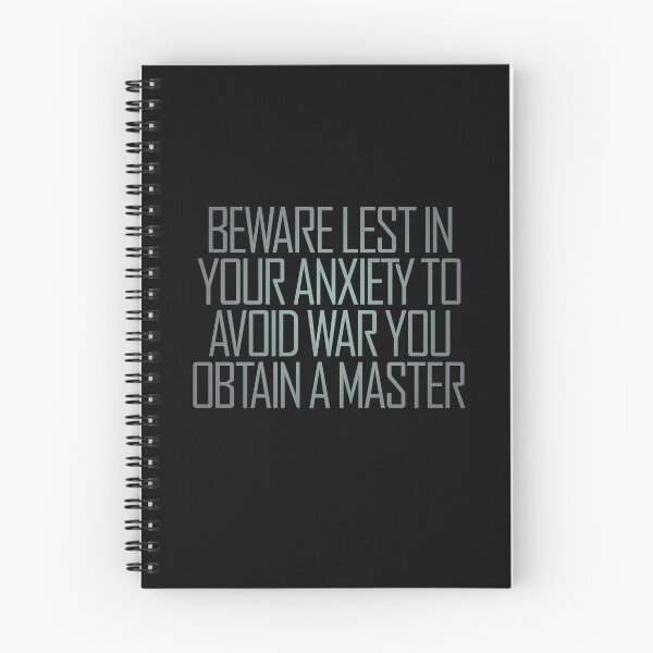 Item preview, Beware lest in your anxiety to avoid war you obtain a master. v.6 designed and sold by x1brett.