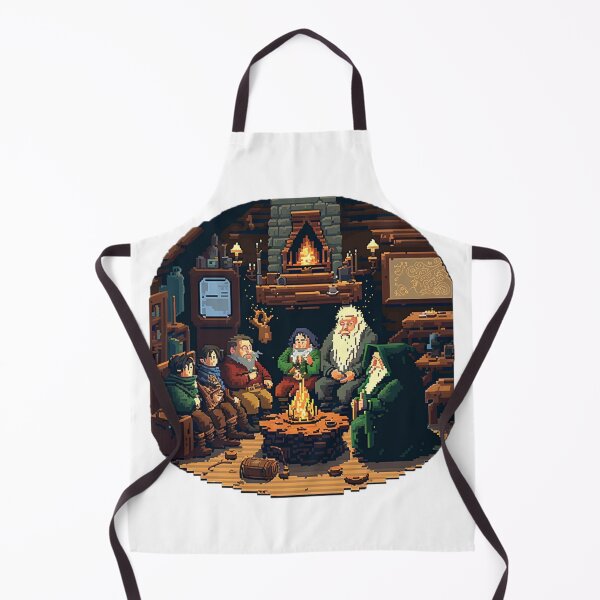 Item preview, Fellowship of The Ring - Pixel Art designed and sold by Newtaste-Store.