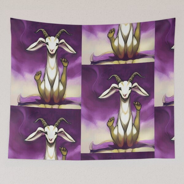 Item preview, Funny Goat doing yoga designed and sold by Neo-Expression.