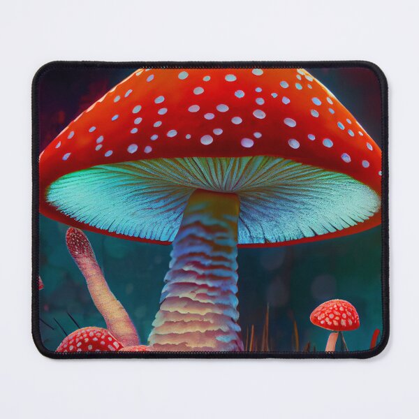 Item preview, Drawing of amanita muscaria in the forest. designed and sold by Maniock.