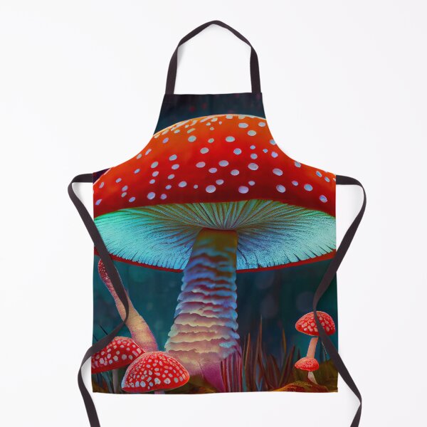 Item preview, Drawing of amanita muscaria in the forest. designed and sold by Maniock.
