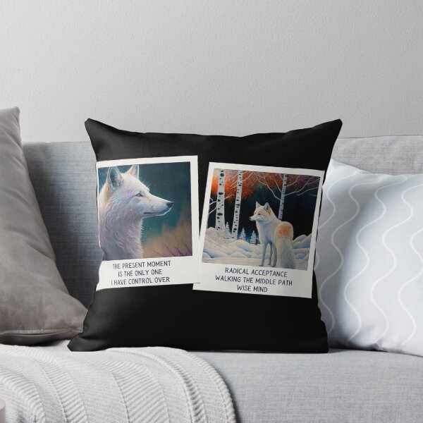 Item preview, Wise Fox reminder for Distress Tolerance DBT skills practice: Radical Acceptance. designed and sold by Orianah.