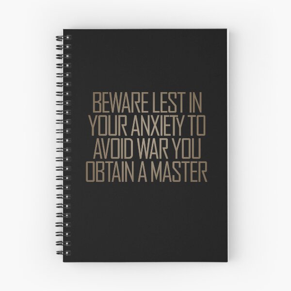 Item preview, Beware lest in your anxiety to avoid war you obtain a master. v.8 designed and sold by x1brett.