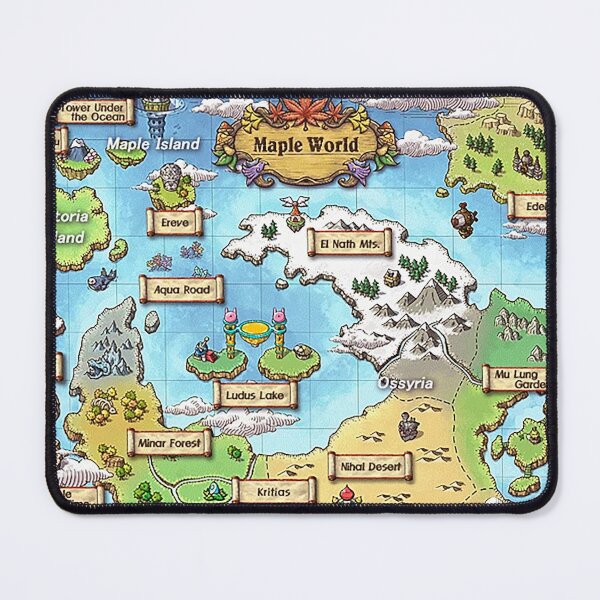 Item preview, World Map (MapleStory) designed and sold by kawaiicrossing.