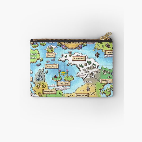 Item preview, World Map (MapleStory) designed and sold by kawaiicrossing.
