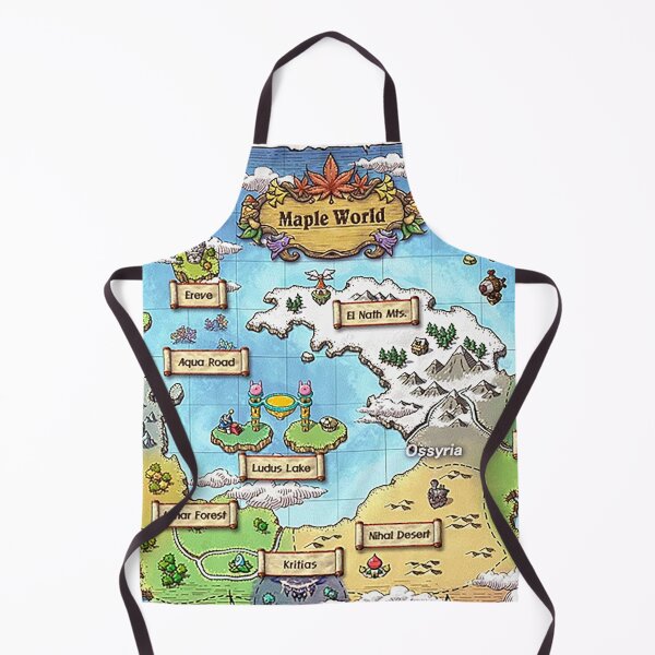 Item preview, Maple World Map (MapleStory) designed and sold by kawaiicrossing.