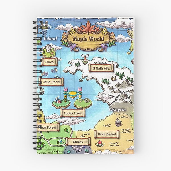 Item preview, World Map (MapleStory) designed and sold by kawaiicrossing.