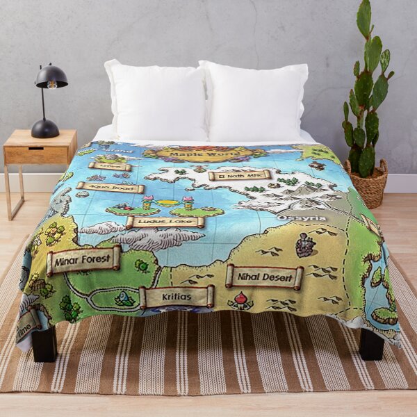 Item preview, World Map (MapleStory) designed and sold by kawaiicrossing.