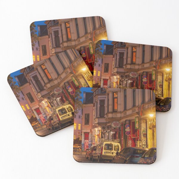 Item preview, Street scene in Bremen Quarter at dusk, Bremen, Germany designed and sold by Torsten Krüger.