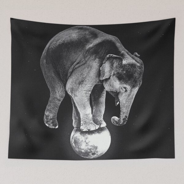 Item preview, Elephant Defying Gravity designed and sold by Dani Moffet.