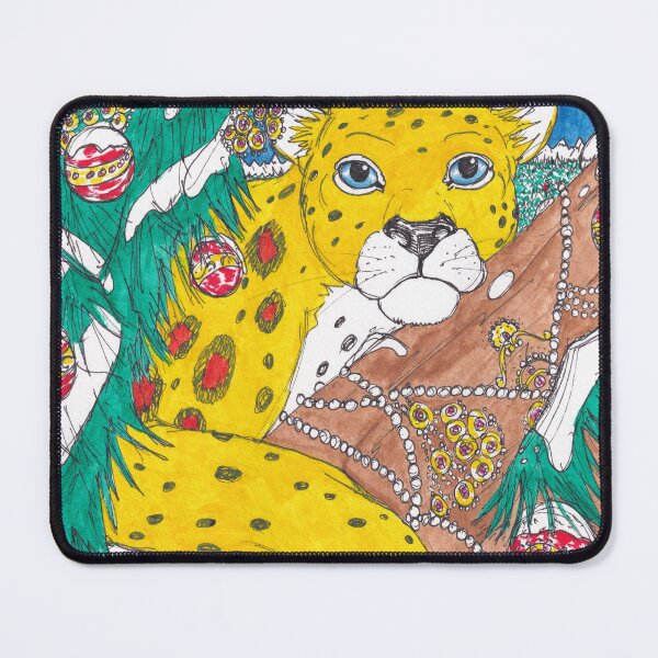 Item preview, Christmas Leopard designed and sold by leopardonatree.