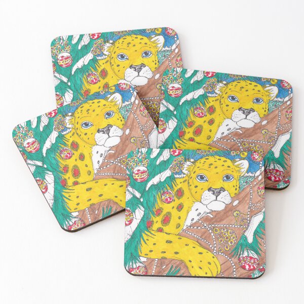 Item preview, Christmas Leopard designed and sold by leopardonatree.