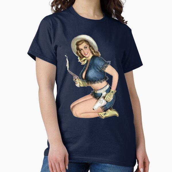 Artikel-Vorschau von Cowgirl-Pinup, designt und verkauft von ItsMeRuva.