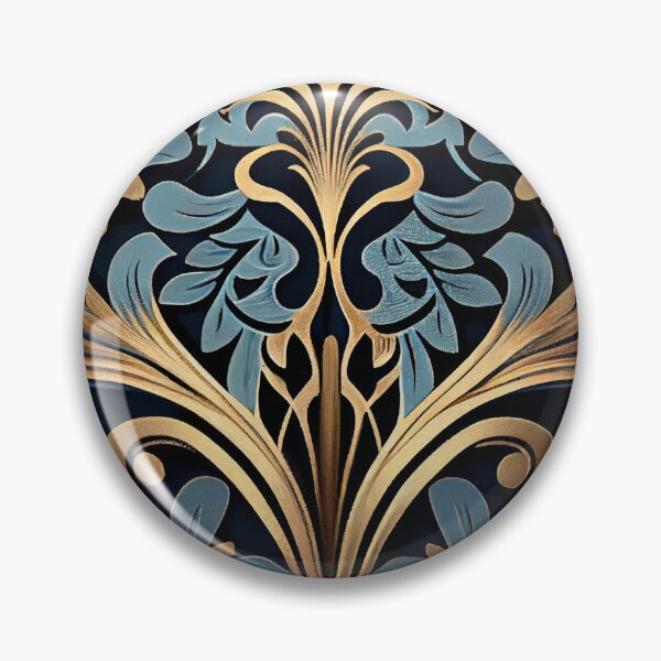 Item preview, Aggressive Hollywood Regency Pattern Digital Painting designed and sold by CodeAndColors.