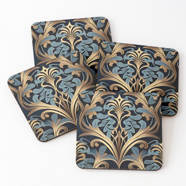Item preview, Aggressive Hollywood Regency Pattern Digital Painting designed and sold by CodeAndColors.