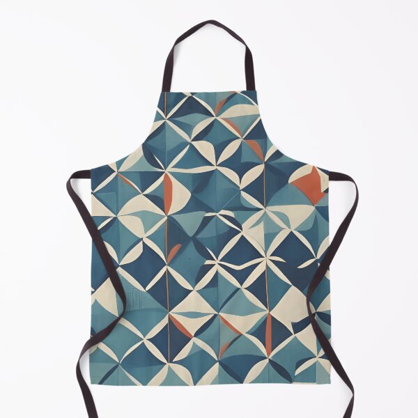 Artikelvorschau, Mid Century Modern - blau, orange, creme entworfen und verkauft von leartset.