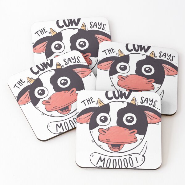 Item preview, the cow says "MOOOOO", Cute Farm Cow Head With Farm Quote. designed and sold by berlamo.