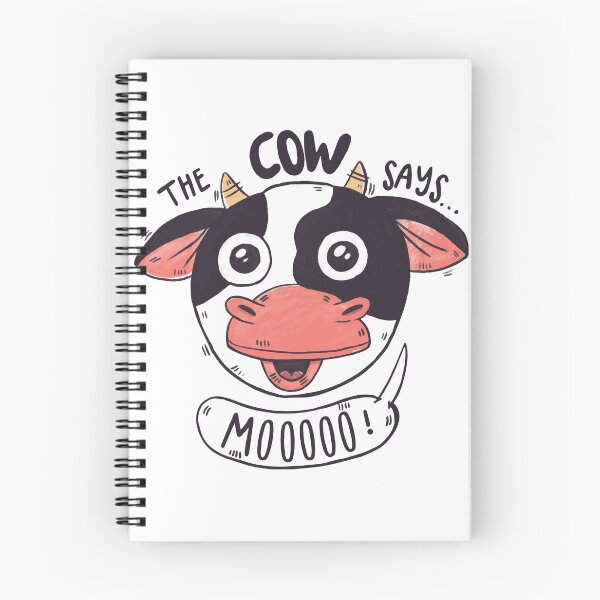 Item preview, the cow says "MOOOOO", Cute Farm Cow Head With Farm Quote. designed and sold by berlamo.