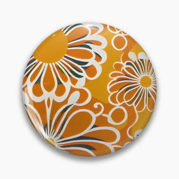 Artikelvorschau, Exotic Orange Anime Scandinavian Pattern Digital Painting entworfen und verkauft von CodeAndColors.