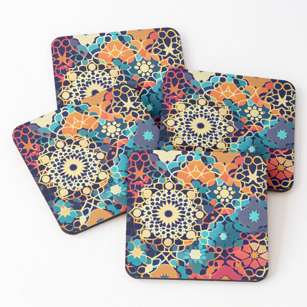 Item preview, Cute Brilliant Explosive Moroccan Pattern Digital Painting designed and sold by CodeAndColors.