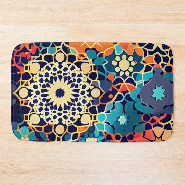 Item preview, Cute Brilliant Explosive Moroccan Pattern Digital Painting designed and sold by CodeAndColors.